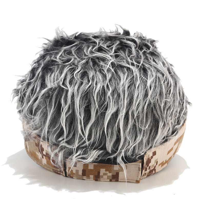 Wholesale Camo Wig Cotton Baseball Cap